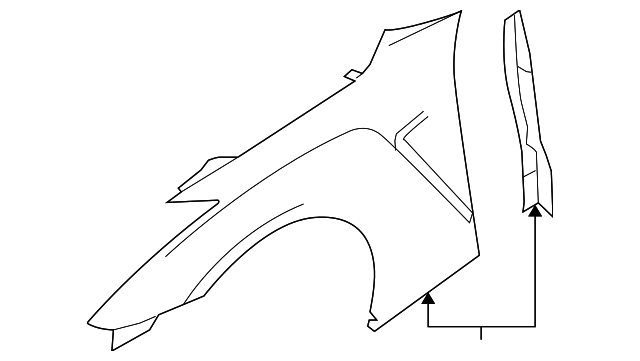 (LEFT)Fender - Nissan (FCA01-6HTKE) [CURRENTLY BACKORDERED] ETA N/A