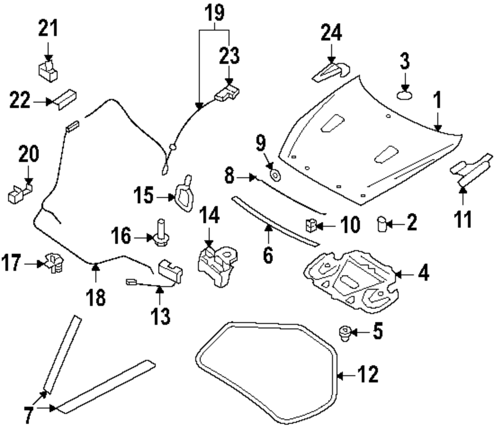 Hood - Nissan (FEA0M-6HTKE) [CURRENTLY BACKORDERED] ETA N/A